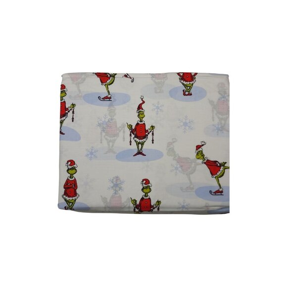 Dr. Seuss The Grinch Christmas Queen Sheet Set 100% Cotton by Franco - Picture 4 of 10